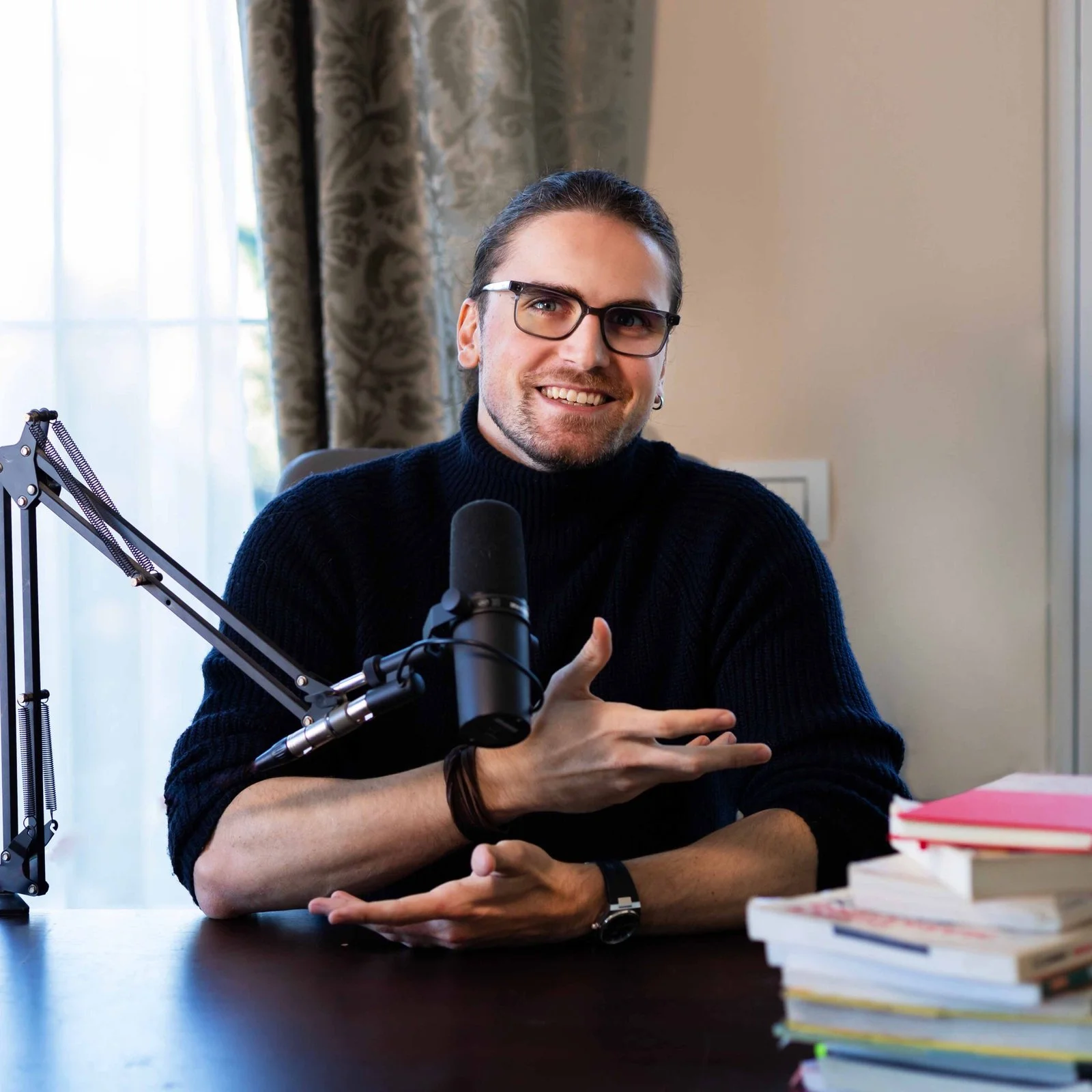 Davide Filippini al lavoro